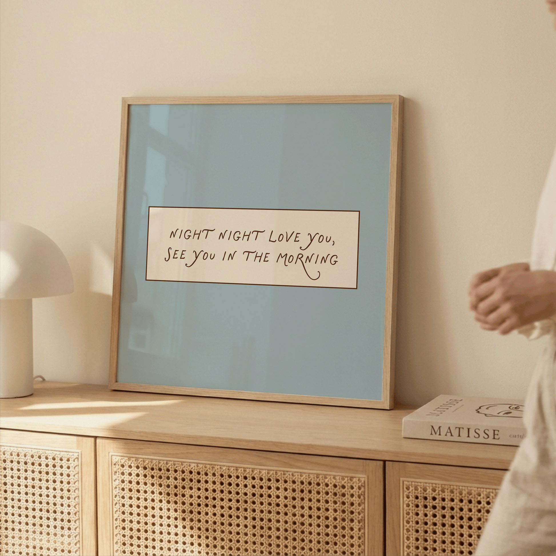 Night Night Love You See You In The Morning Print - Refined Spaces 