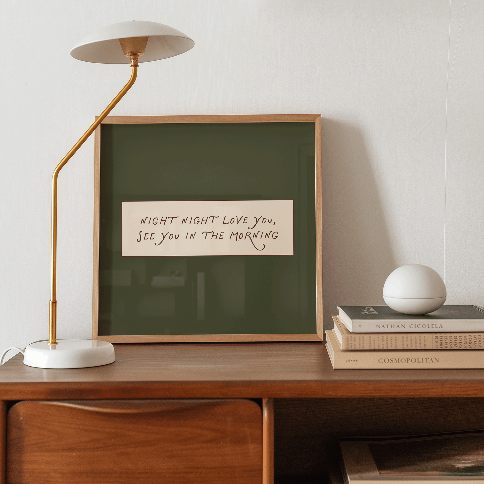 Night Night Love You See You In The Morning Print - Refined Spaces 