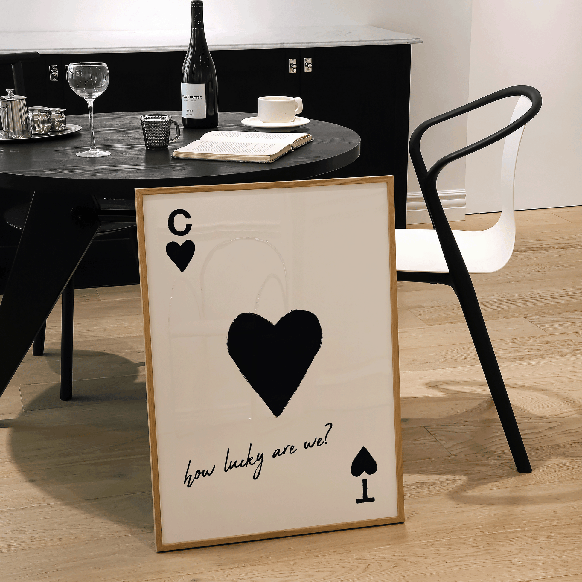 Personalised How Lucky Are We Print - Refined Spaces 