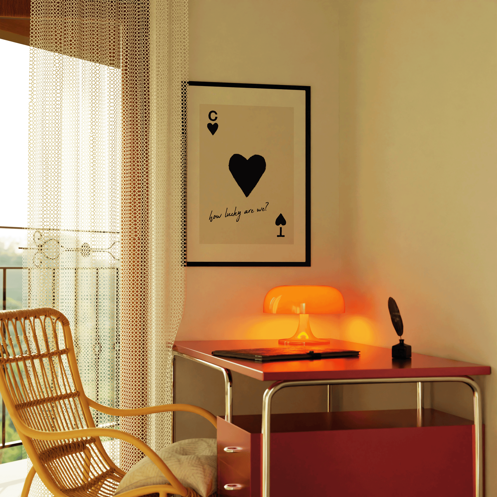 Personalised How Lucky Are We Print - Refined Spaces 