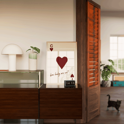 Personalised How Lucky Are We Print - Refined Spaces 