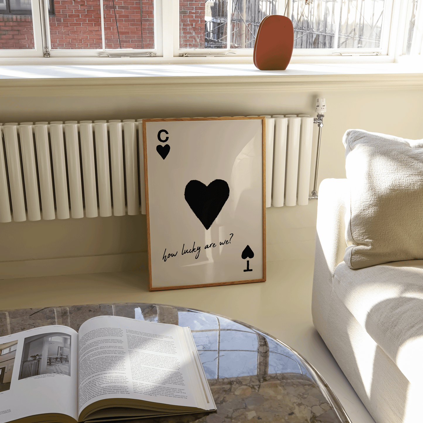 Personalised How Lucky Are We Print - Refined Spaces 