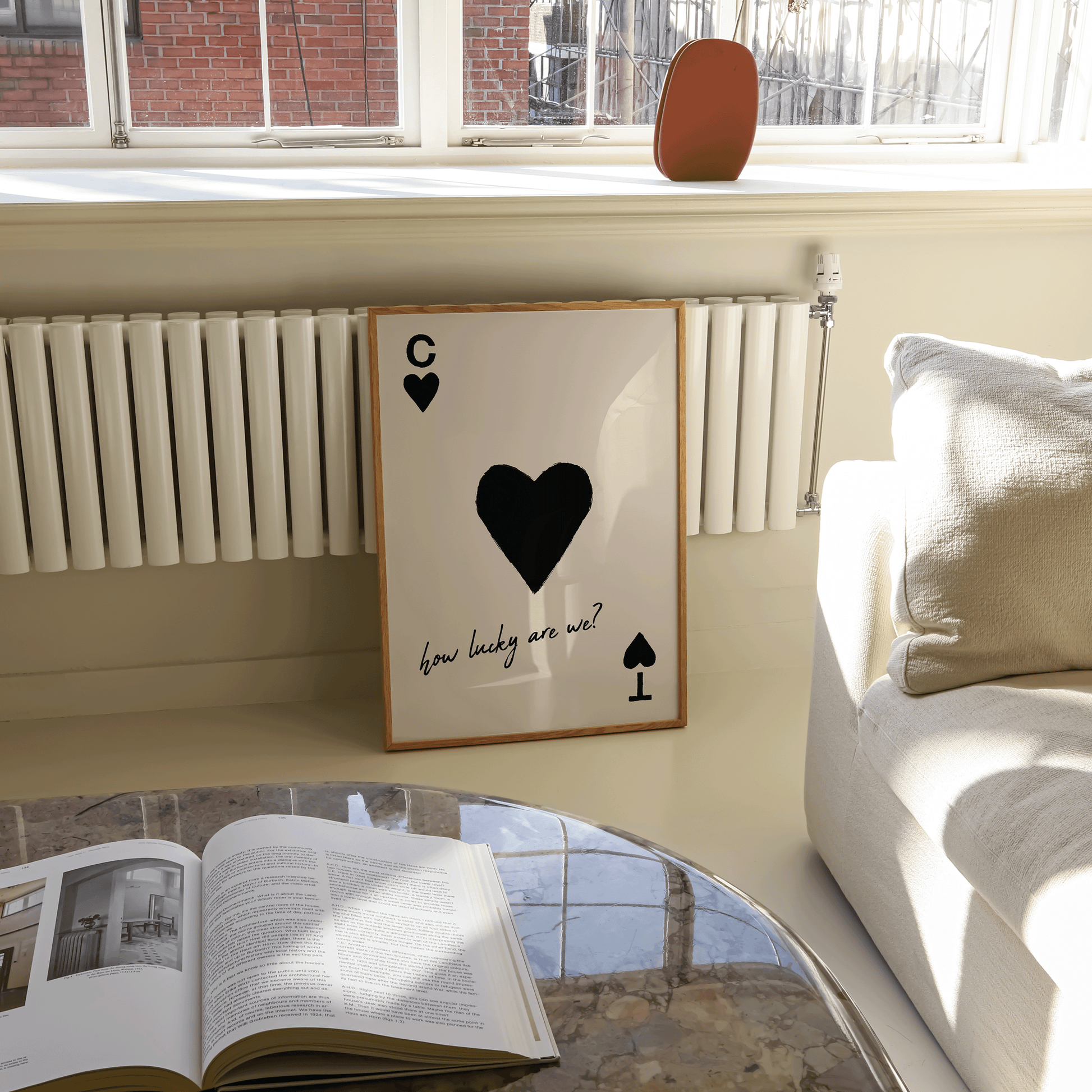 Personalised How Lucky Are We Print - Refined Spaces 