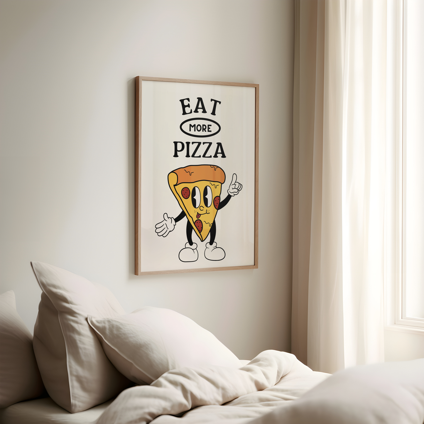 Eat More Pizza Print