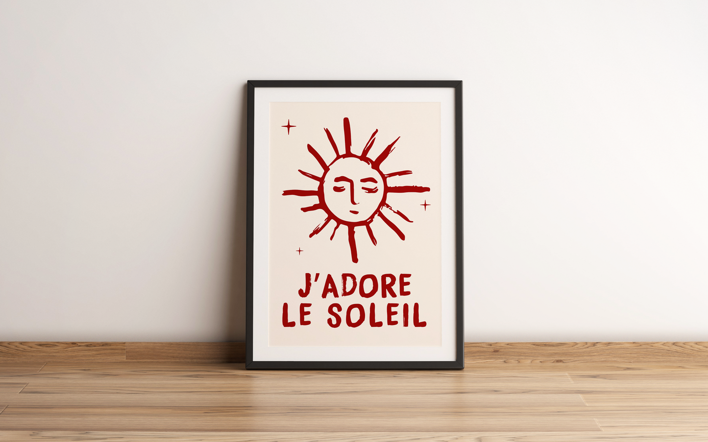 J'adore Le Soleil Print - Refined Spaces 