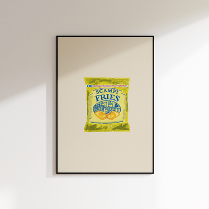 Scampi Fries Print