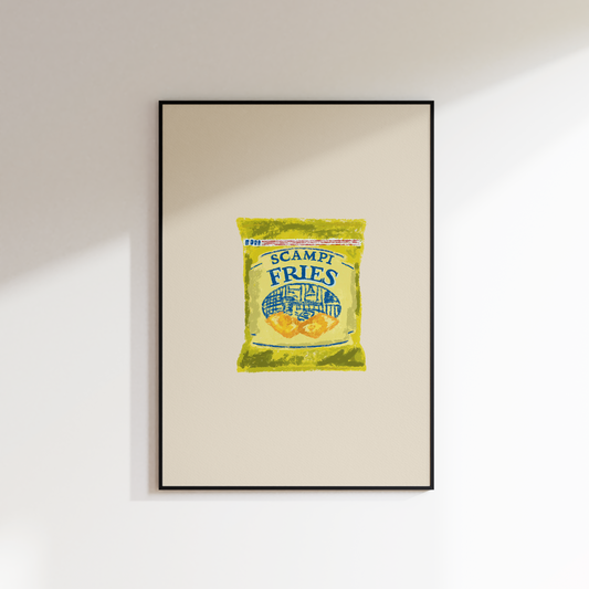 Scampi Fries Print