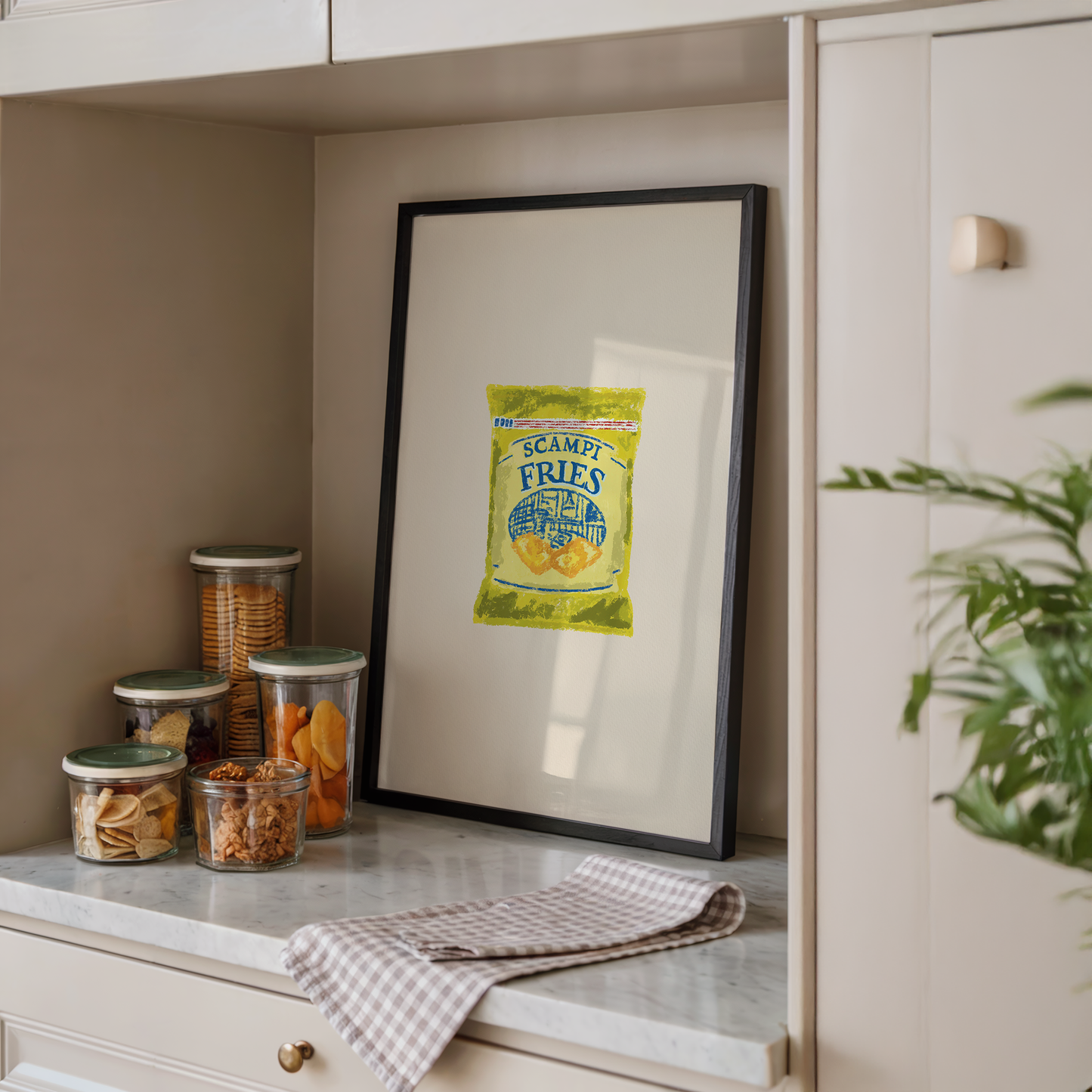 Scampi Fries Print