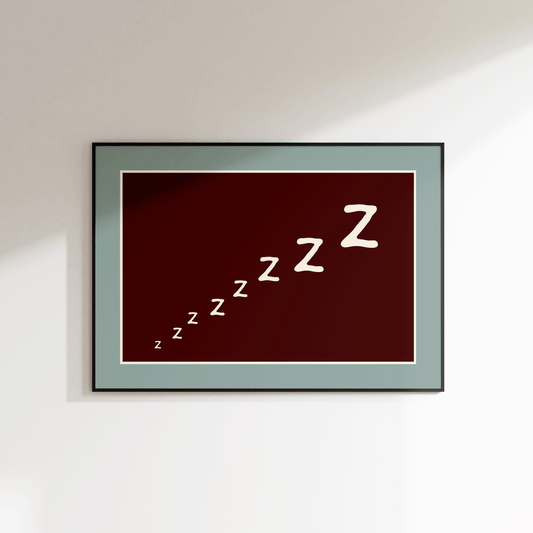 ZZZ Sleep Print - Refined Spaces 