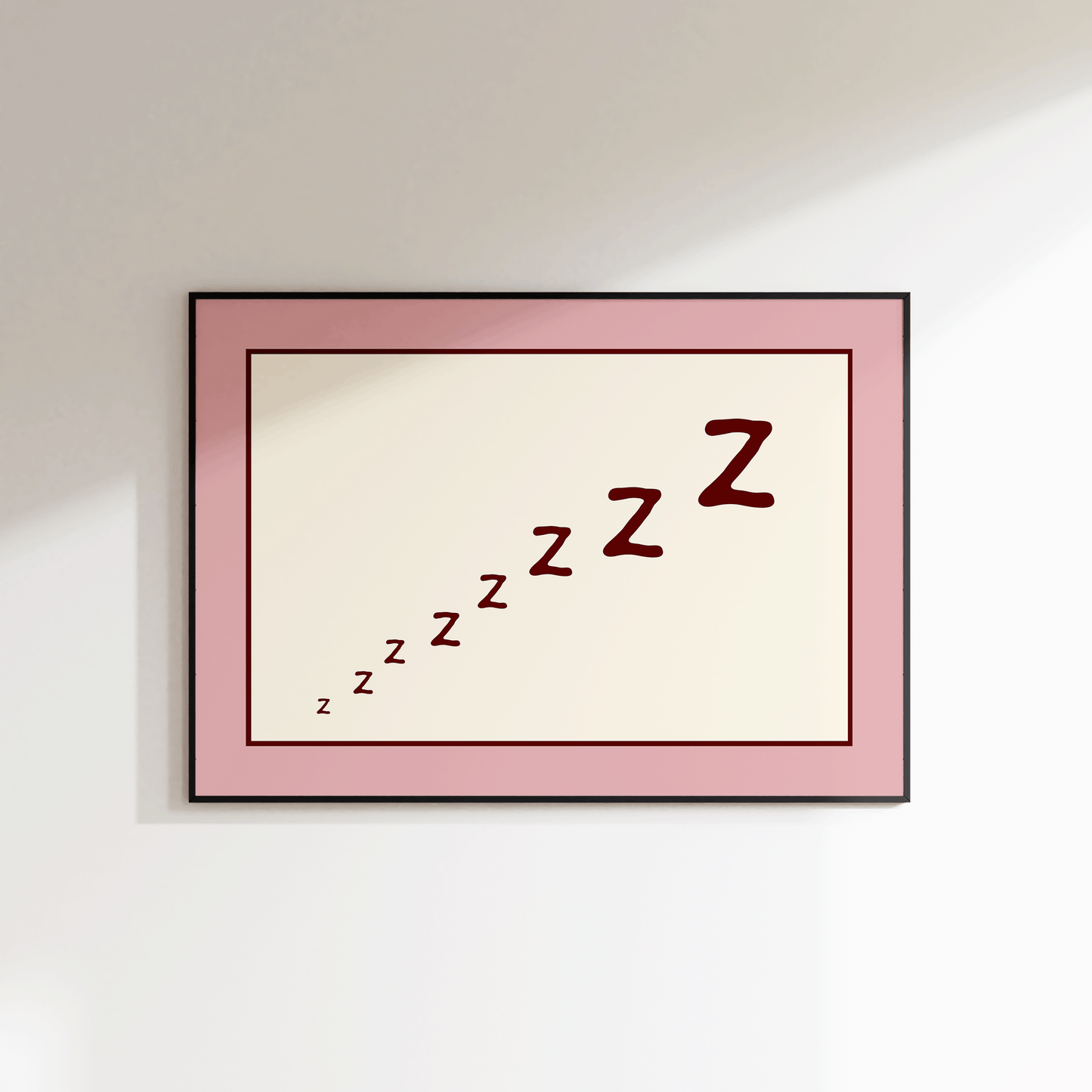 ZZZ Sleep Print - Refined Spaces 