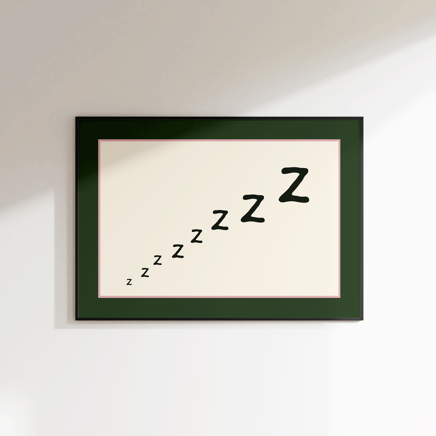 ZZZ Sleep Print - Refined Spaces 