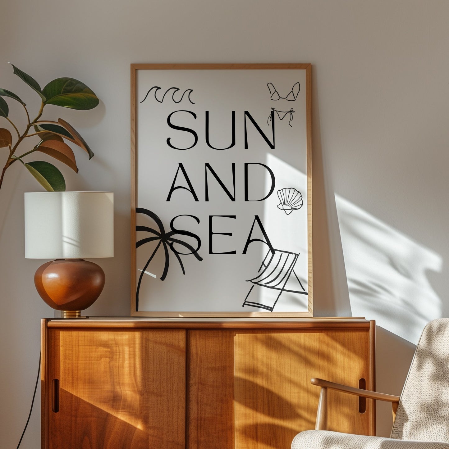 Sun and Sea Print - Refined Spaces 