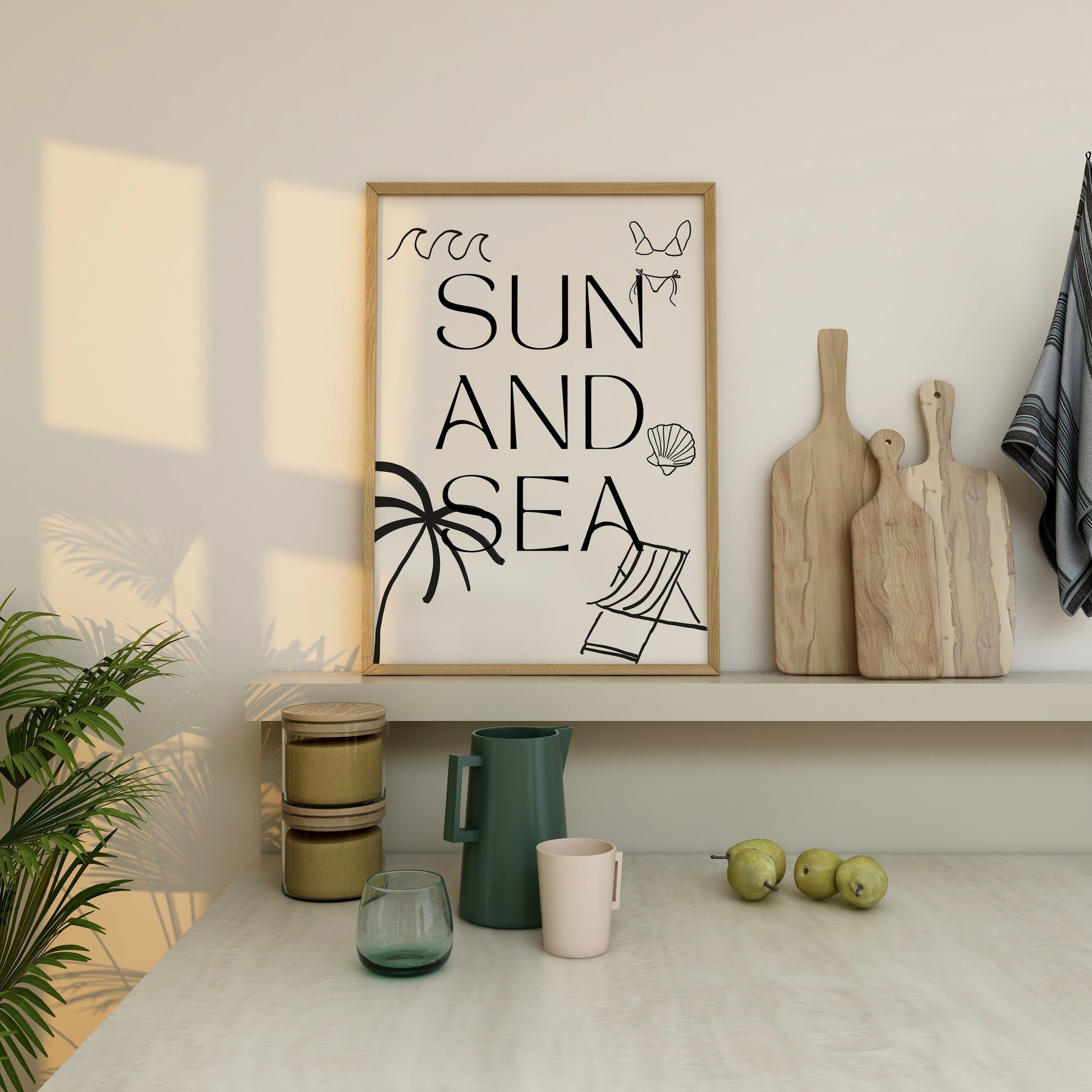 Sun and Sea Print - Refined Spaces 