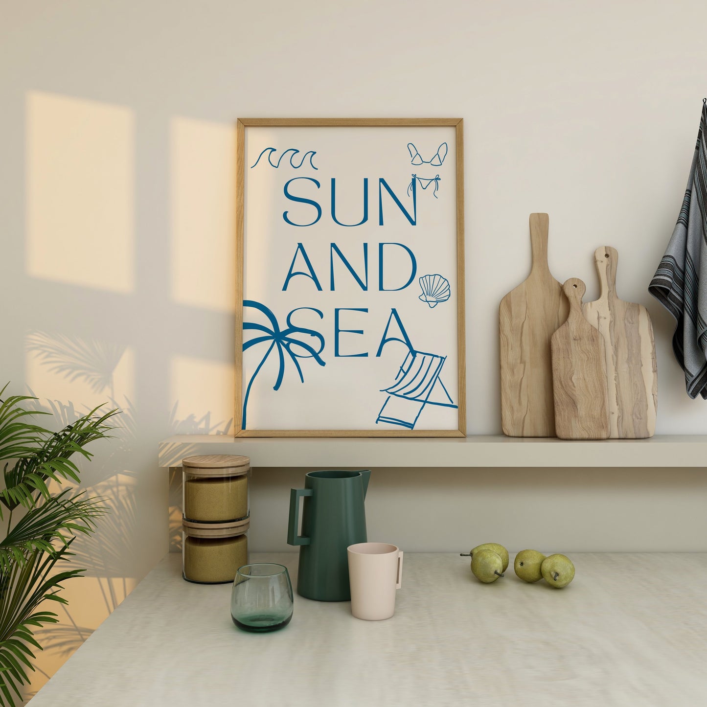 Sun and Sea Print - Refined Spaces 