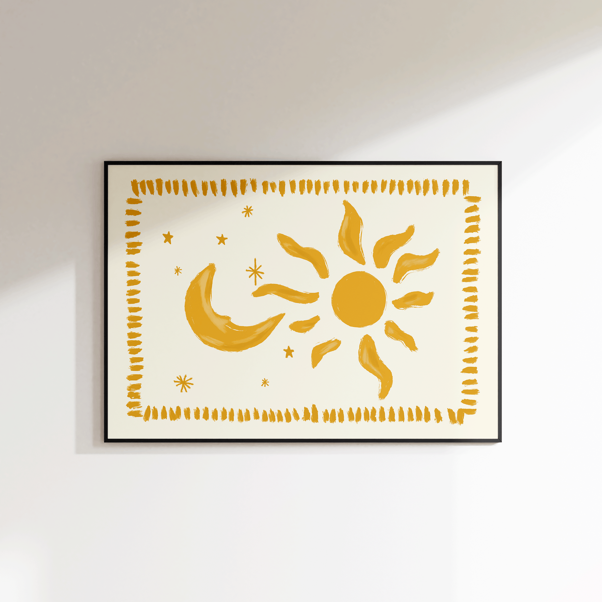 Celestial Sun and Moon Print - Refined Spaces 