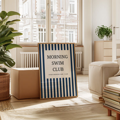 Morning Swim Club Print - Refined Spaces