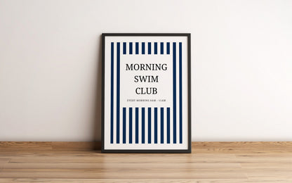 Morning Swim Club Print - Refined Spaces