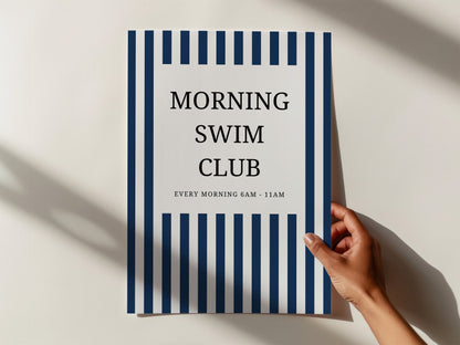 Morning Swim Club Print - Refined Spaces