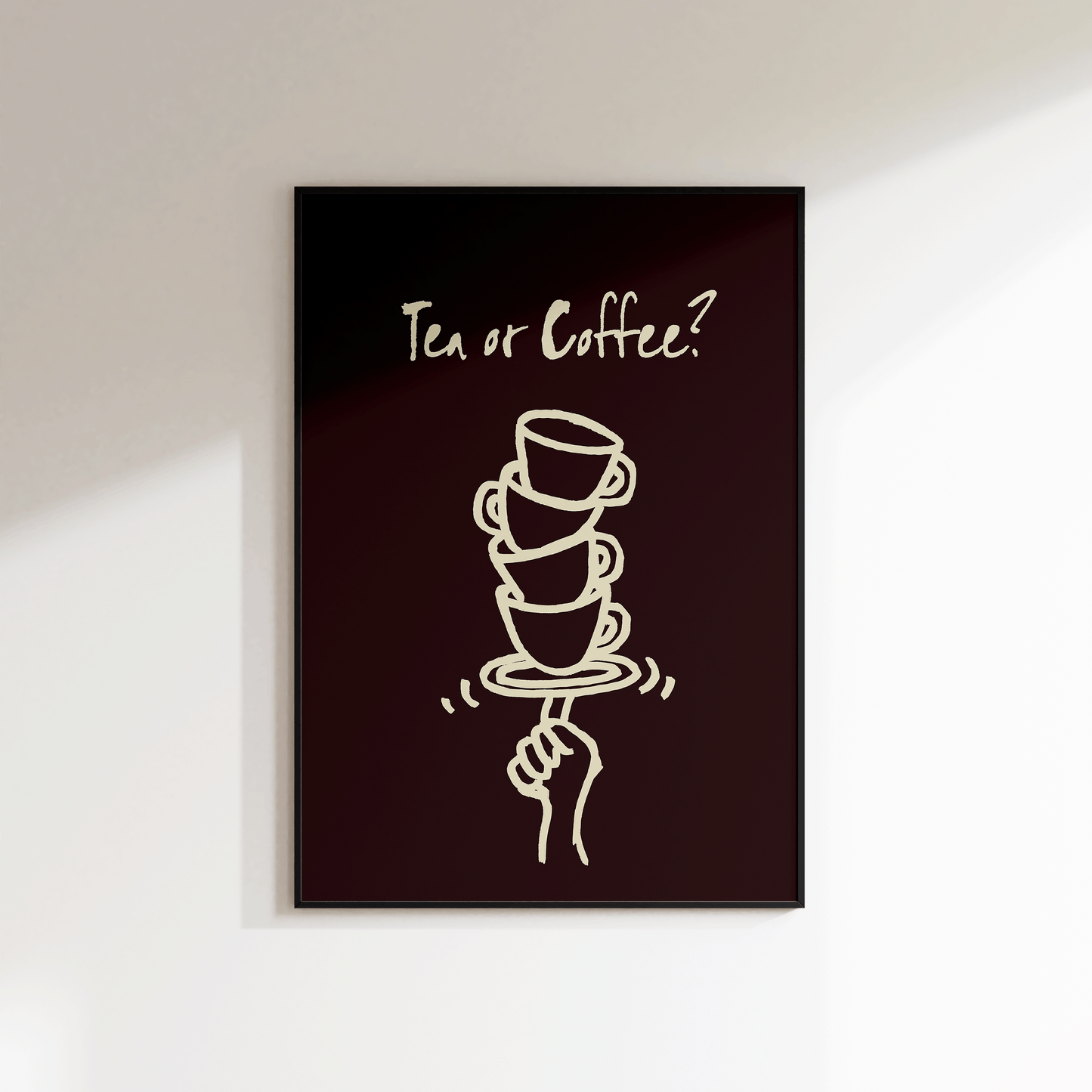 Tea or Coffee Print - Refined Spaces 
