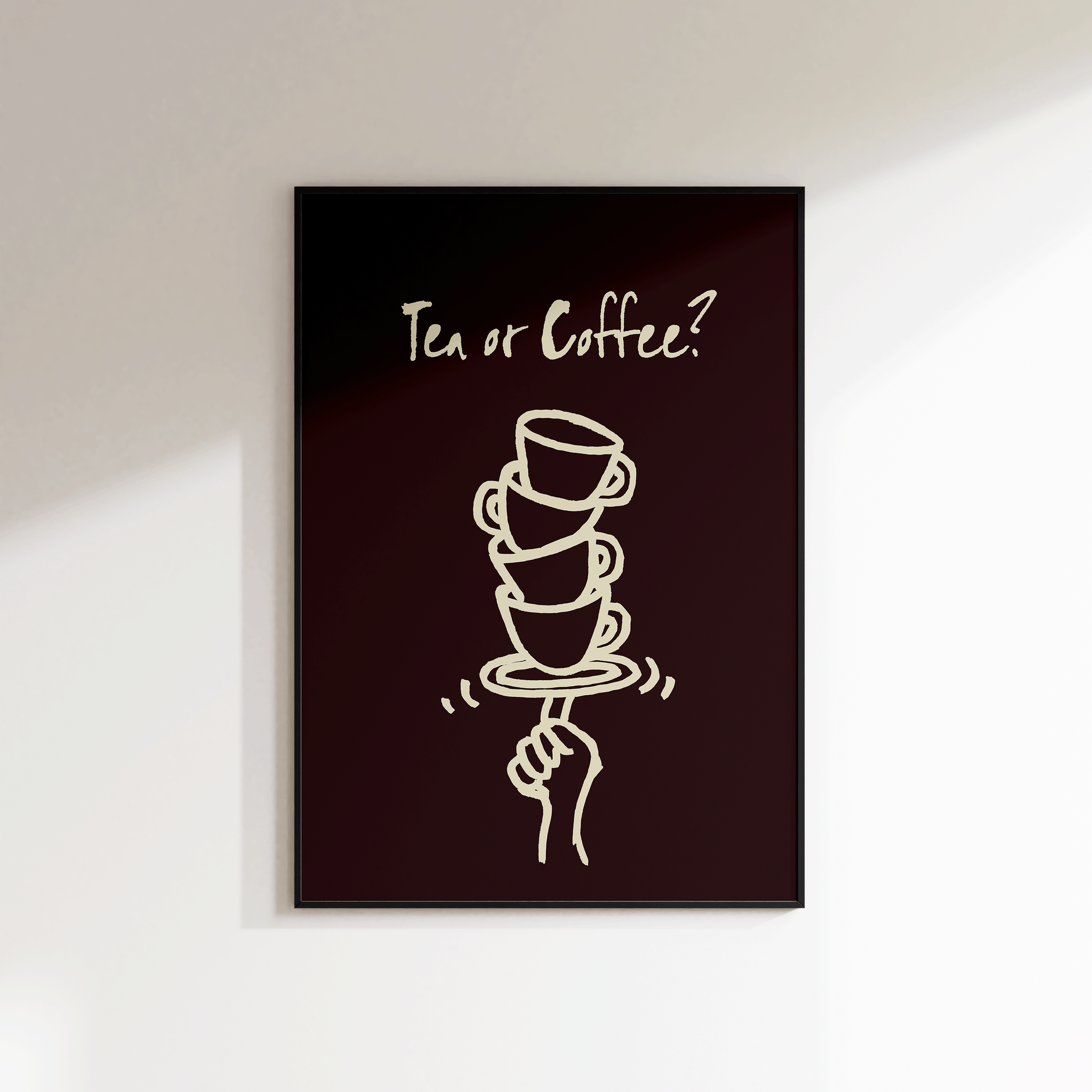 Tea or Coffee Print - Refined Spaces 
