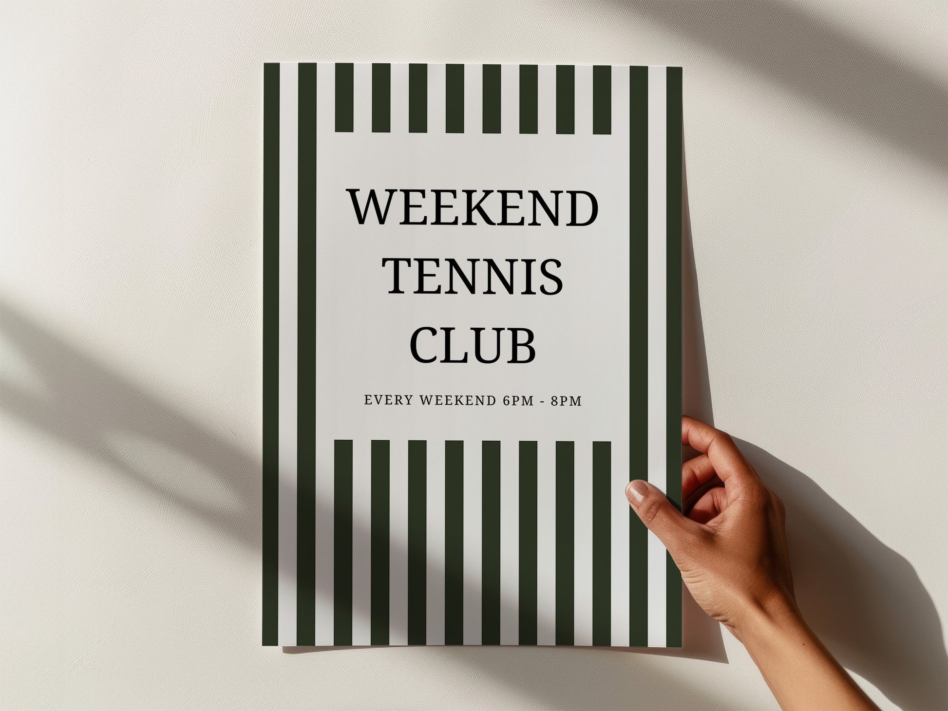 Weekend Tennis Club Print - Refined Spaces 