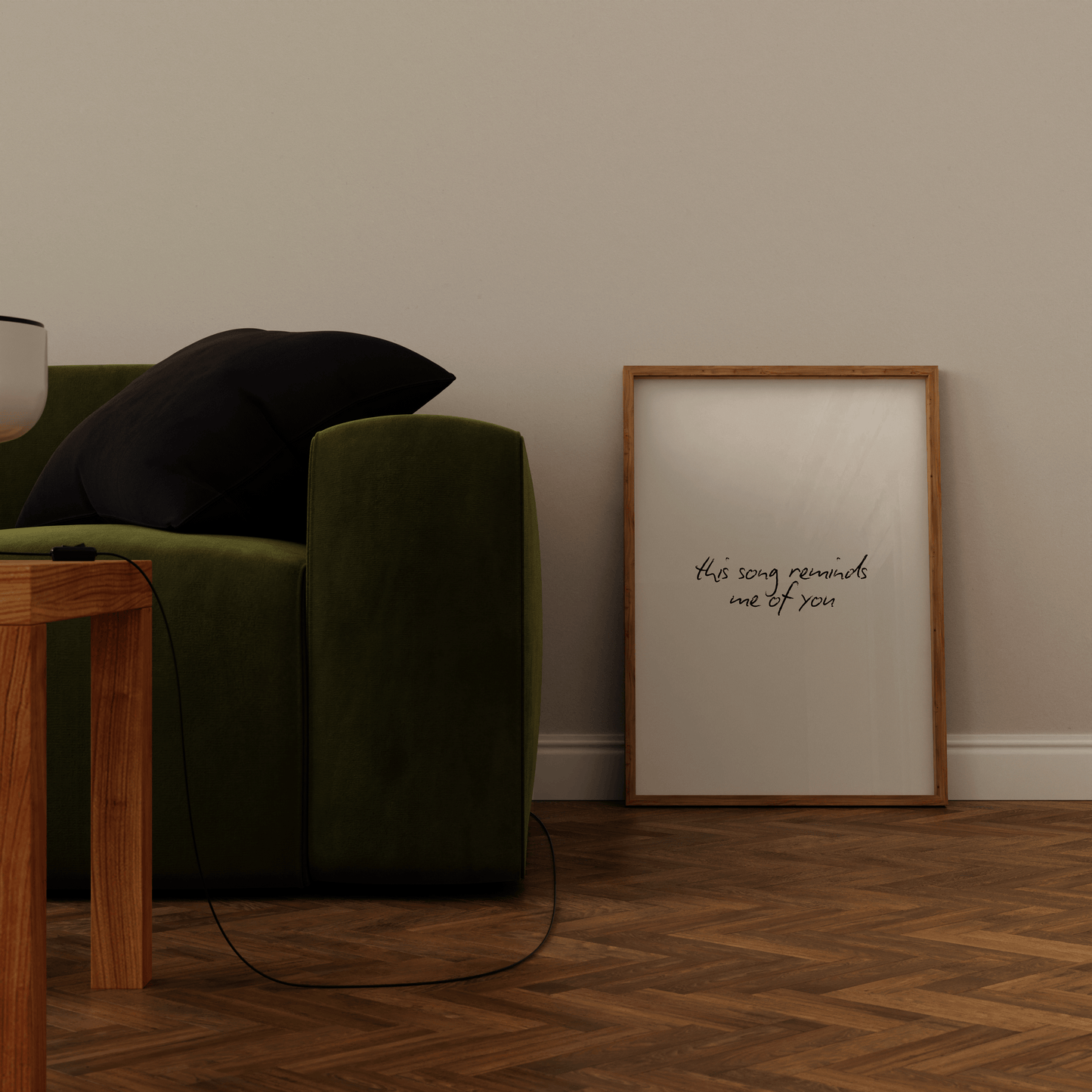 This Song Reminds Me Of You Print