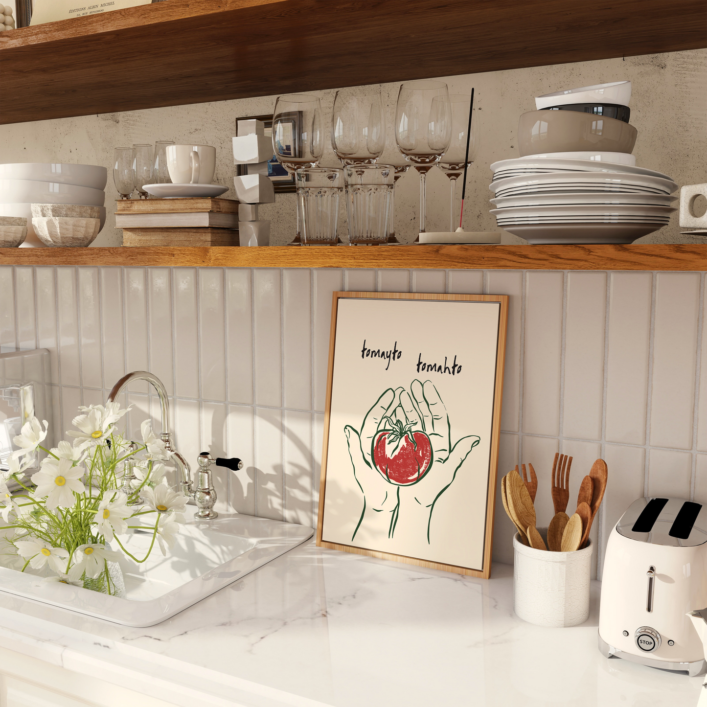 Tomato Wall Print - Tomayto Tomahto