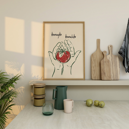 Tomato Wall Print - Tomayto Tomahto - Refined Spaces