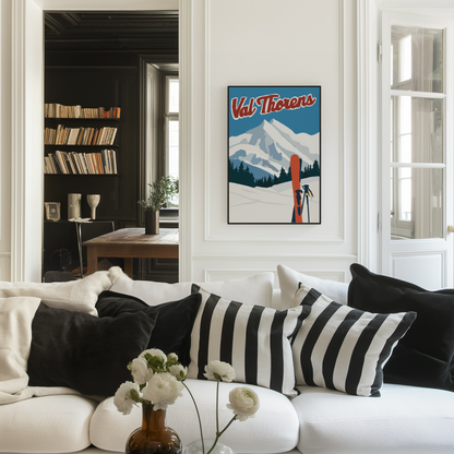 Val Thorens Ski Print - Refined Spaces 