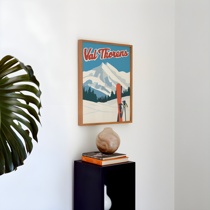 Val Thorens Ski Print - Refined Spaces 