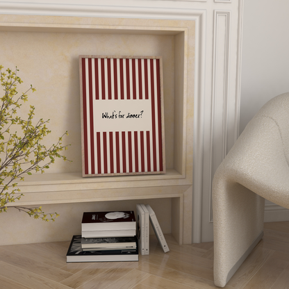 What's For Dinner Print - Refined Spaces 