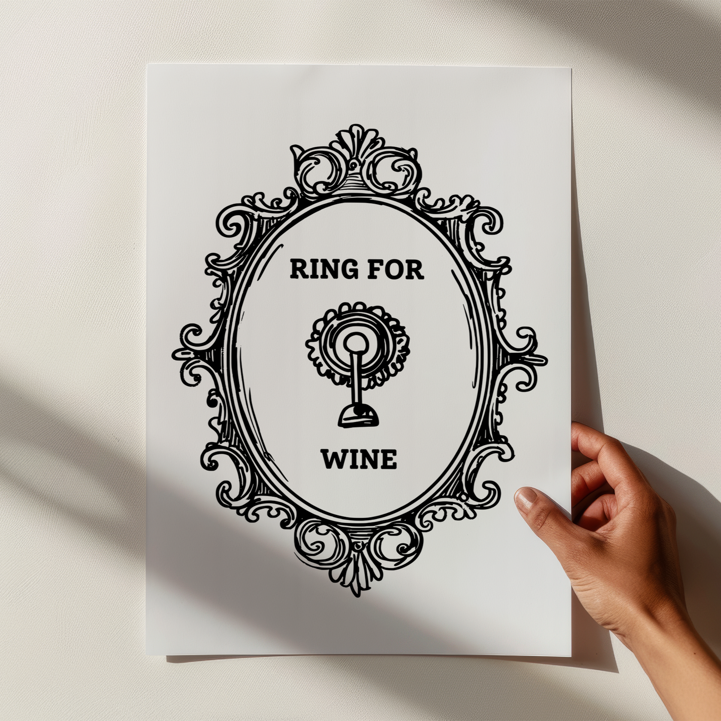 Ring for Wine Print