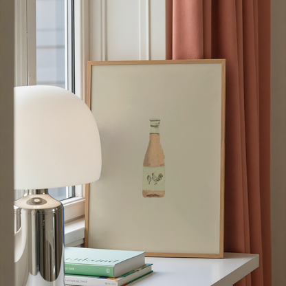 Chicken Wine Print