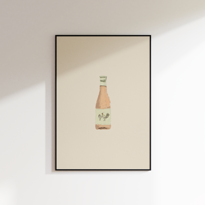 Chicken Wine Print