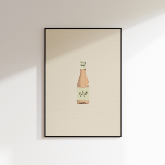 Chicken Wine Print