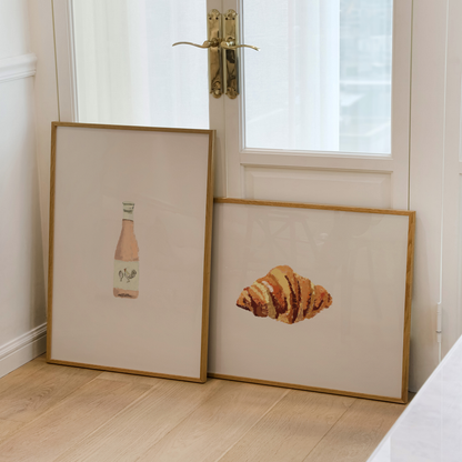 Chicken Wine Print