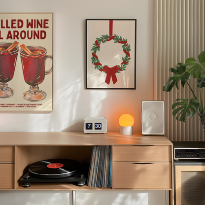 Christmas Wreath Print - Refined Spaces